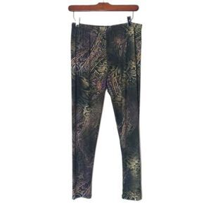 Lbisse Paisley Print Green Purple Leggings
